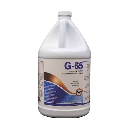 Warsaw Chemical G-65, Concentrated All Purpose Cleaner, Lilac Scent, 1-Gallon, 4PK 21284-0000004
